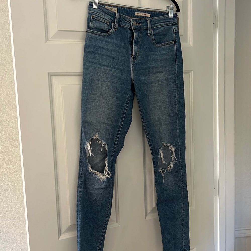 Levi 721 high rise skinny jeans